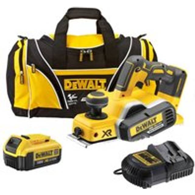 Dewalt DCP580 M1 18v XR Cordless Brushless Planer + 1 x 4.0ah Batt, Charger + Bag