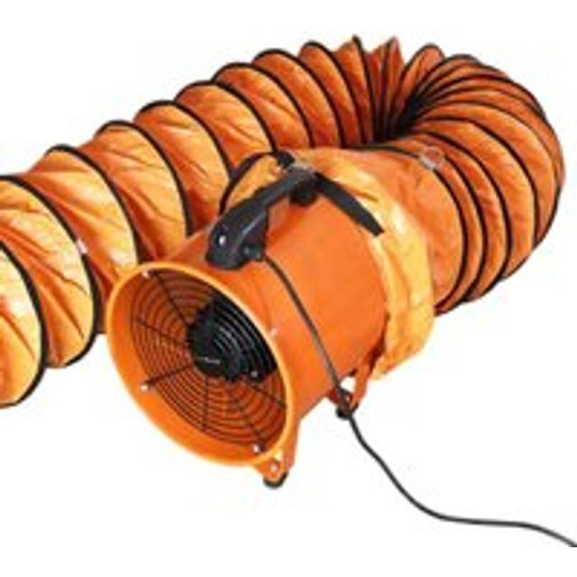 Dust Extractor Ventilation Fan 300mm 110V Portable 12m Ducting Workshop Blower