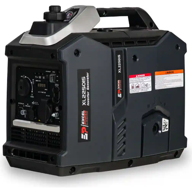 Excel Power Lightweight Pure Sine Wave 2kW Petrol Inverter Generator