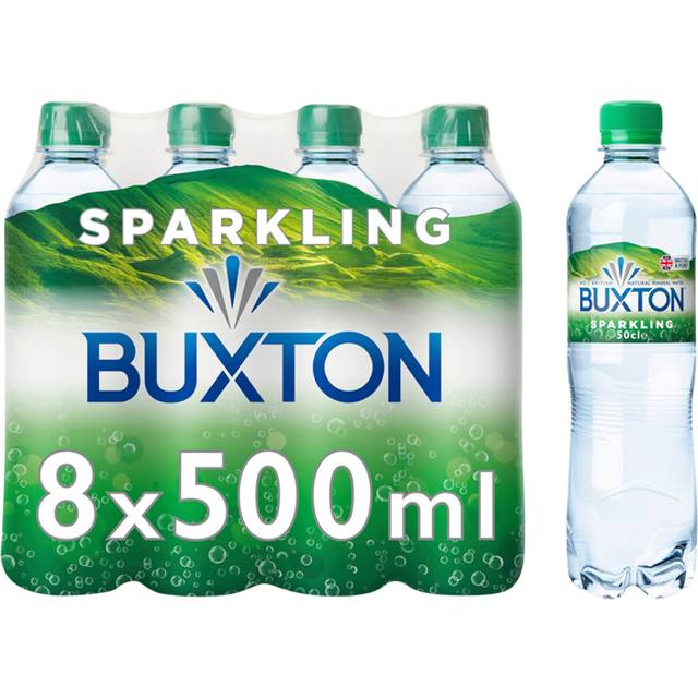 Buxton Sparkling Natural Mineral Water Bottles