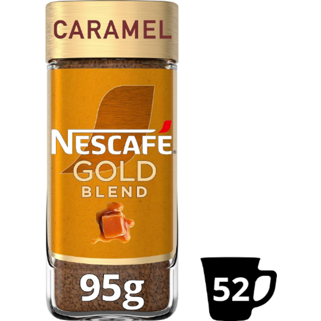 Nescafe Gold Blend Rich Caramel Flavoured Instant Coffee 95g