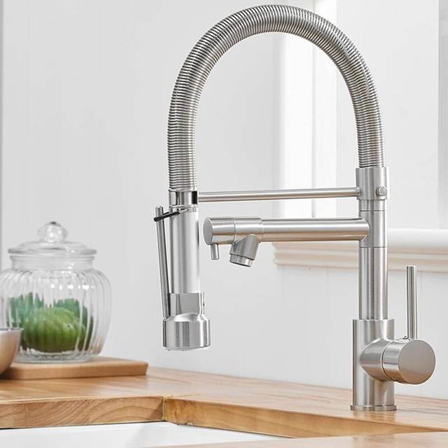 Kitchen Faucet Kitchen Faucet with Sprayer Kitchen Sink Faucet Kitchen Faucet with Sprayer Brushed Nickel