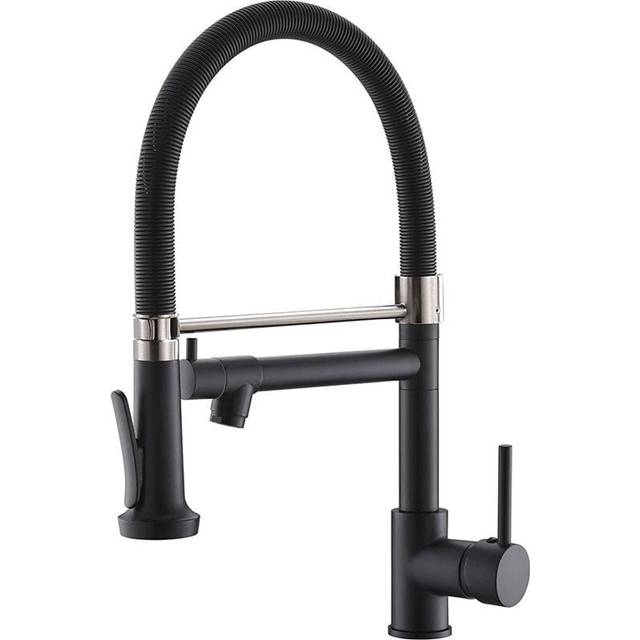 Cyslmuk - Kitchen Faucet Kitchen Faucet with Sprayer Kitchen Sink Faucet Kitchen Faucet with Sprayer Matte Black