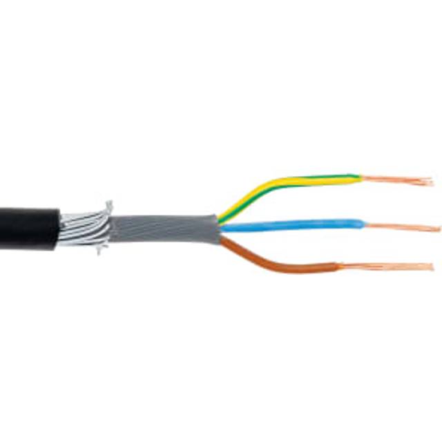 3 Core 6943X Black SWA Single Phase Armoured Cable - 2.5mm2 - 25m
