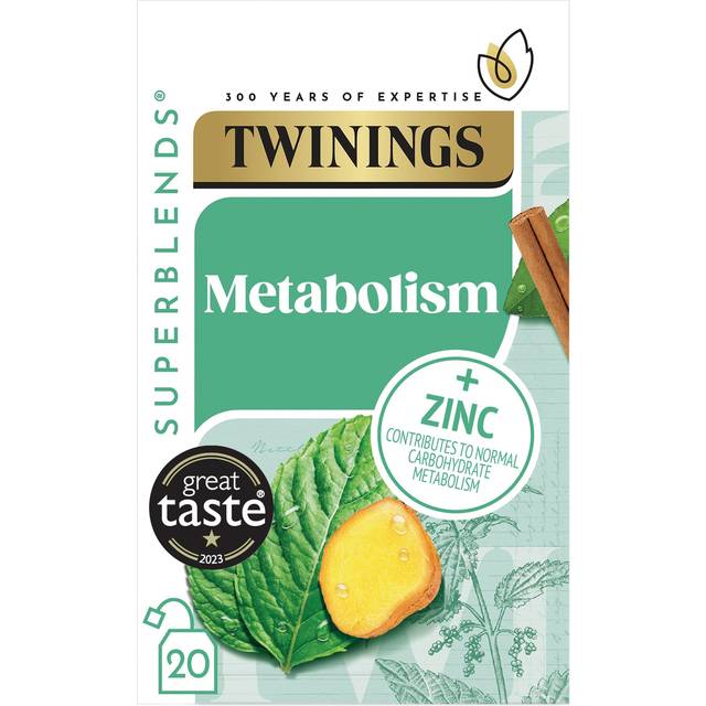 Twinings Superblends Metabolism 20 Tea Bags 40G