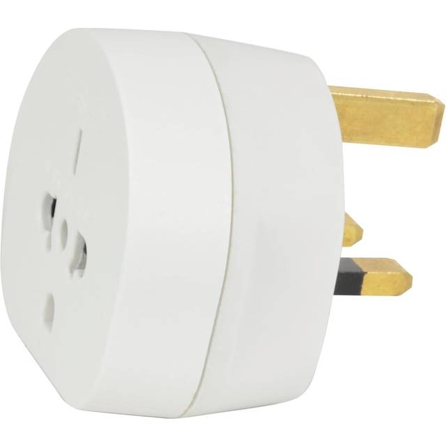 World to UK Travel Adaptor (Travel to UK) 13amp Converts US EU AU to UK Plug