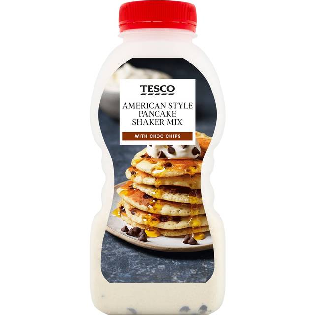 Tesco American Pancake Shaker Mix With Chocolate Chips 155G