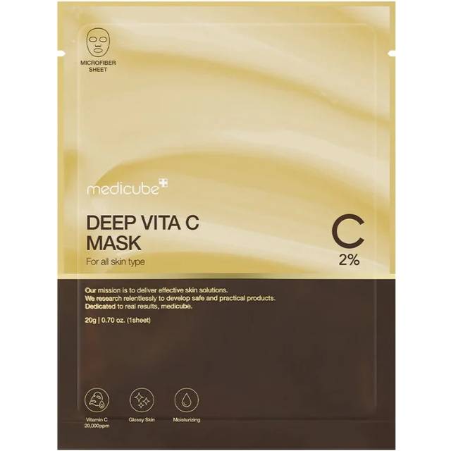 medicube Deep Vita C Glutathione Brightening Mask