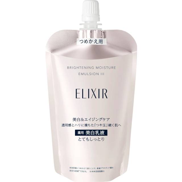 Shiseido - Elixir Brightening Moisture Emulsion III Very Moist - 110ml Refill