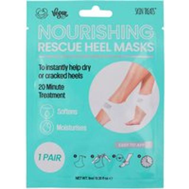 Skin Treats Nourishing Rescue Heel Masks, Clear