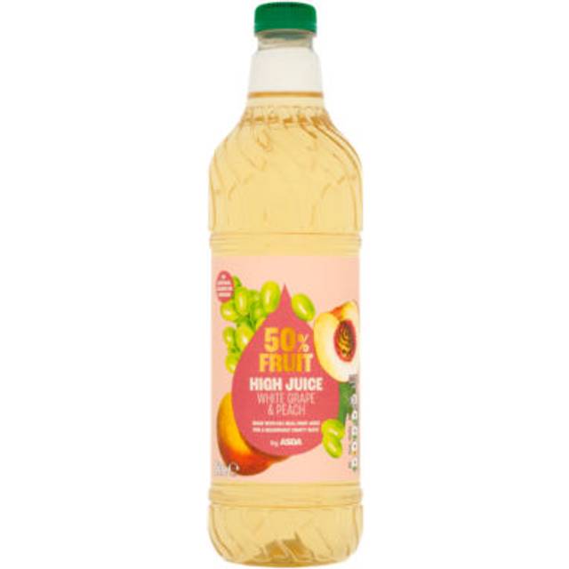ASDA 50% Fruit High Juice White Grape & Peach 1 Litre