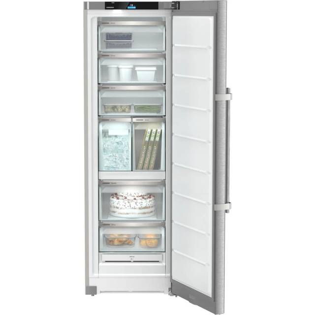 Liebherr FNsdd529i Peak FNSDD529I 185.5x60cm 277L No Frost Stainless Steel Freezer