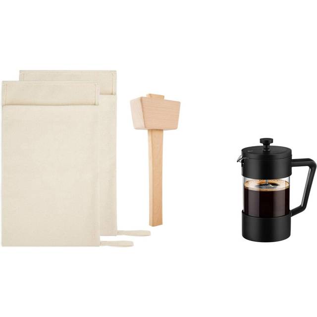 French Press Coffee & Tea Maker, Borosilicate Glass