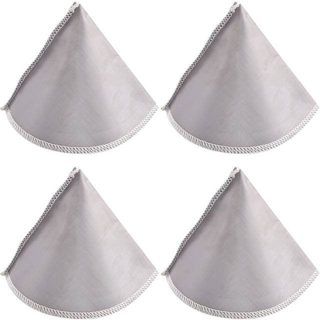 4X Reusable pour Over Coffee Filter Mesh Paperless Cone 3 to 4 Cup Drip