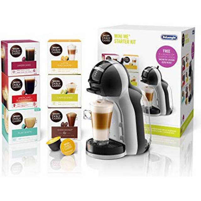 De'Longhi Nescaf? Dolce Gusto Mini Me, Single Serve Capsule Coffee Machine Starter Kit, Including 6 boxes of Coffee Pods, EDG155.BG, 230 Milliliters,