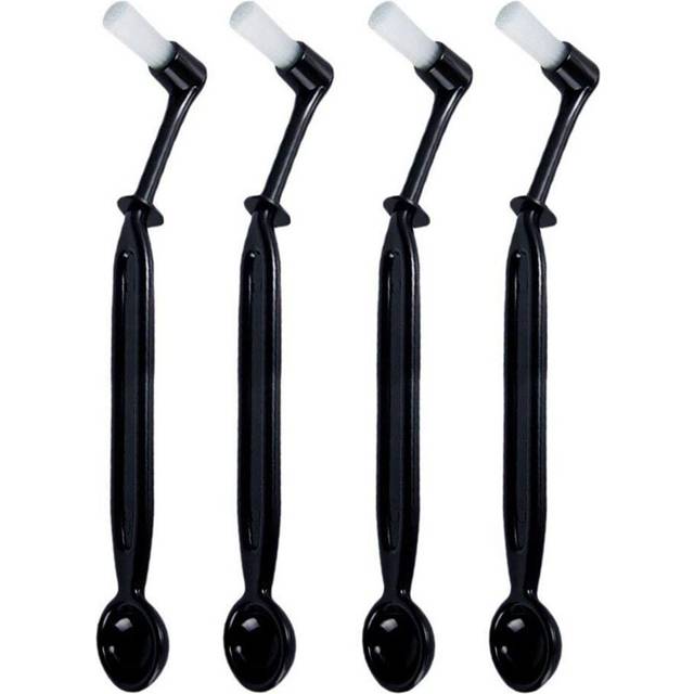 Coffee Machine Brush Cleaner Nylon Espresso Machine Brush Coffee Cleaning Tool with Spoon for Coffee Tool Home(4 Pack)