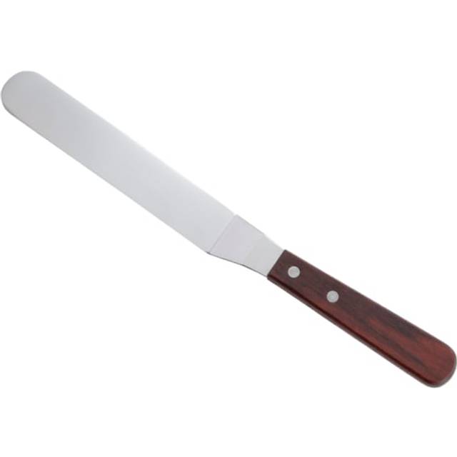 Winco Blade Offset Spatula  7.75-Inch  Medium  Stainless Steel  Brown
