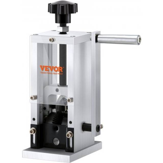 Manual Wire Stripping Machine, 0.06''-0.98'' Copper Stripper with Hand Crank or Drill Powered, Visible Stripping Depth Reference, Portable Aluminum
