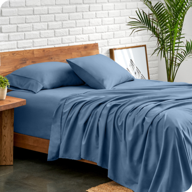 Bare Home Short Queen Sheet Set - 1800 Ultra-Soft Microfiber Short Queen Bed Sheets - Double Brushed - Deep Pockets - Easy Fit - 4 Piece Set - Bed She