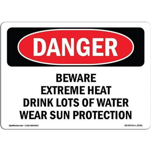 SignMission OS-DS-A-710-L-2541 7 x 10 in. OSHA Danger Sign - Do Not Access High Voltage