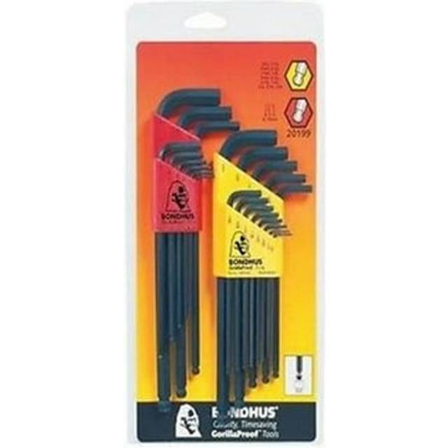 Bondhus BLX22 MET & IMP Long Ball End Wrench Set (22 Piece)