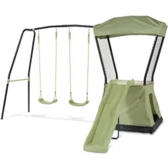 EXIT Ivy outdoor playset with slide and swing set