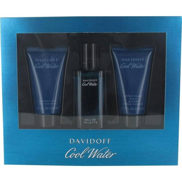 Davidoff Cool Water Gift Set 40ml EDT + 50ml Shower Gel + 50ml Aftershave Balm