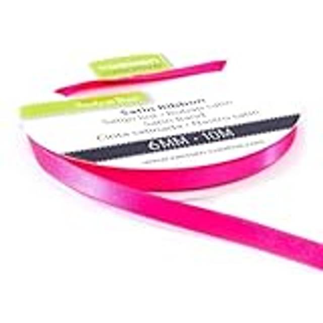 Vaessen Creative Satin Ribbon  Magenta  6mm x 10m  Elegant Shine for Card Making  Scrapbooks  Gift Wrapping and Other Craft Projects