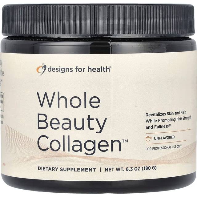 Designs For Health, Whole Beauty Collagen™, Unflavored, 6.3 oz (180 g)