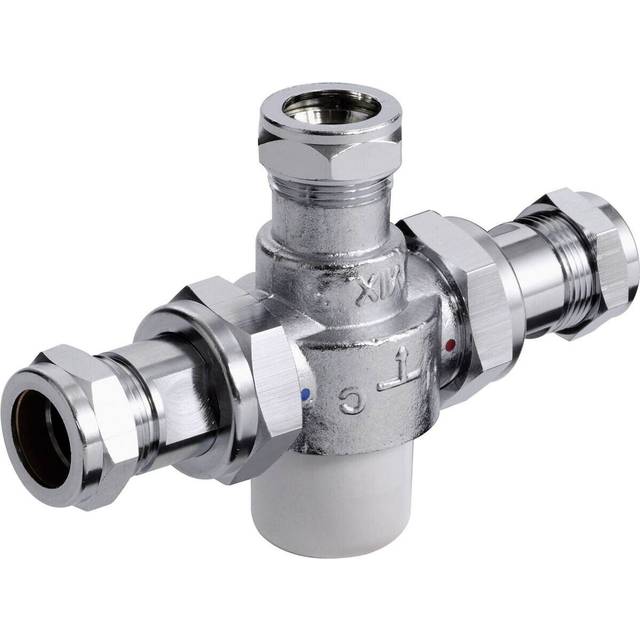 Bristan TMV3 Concealed Thermostatic Mixing Shower Valve | Chrome | Metal | 22mm