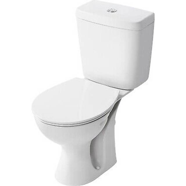 Sandringham 21 close coupled toilet with pb cistern (+ hardwearing seat)
