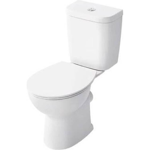 Armitage Shanks Ideal Sandringham Smooth Toilet Pack SAND21SMTPK2