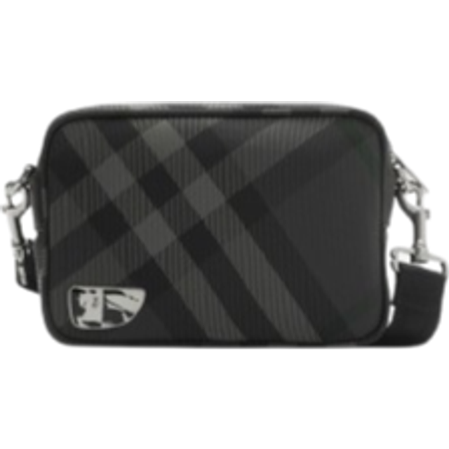 Burberry Grid Phone Bag - Charcoal - One Size