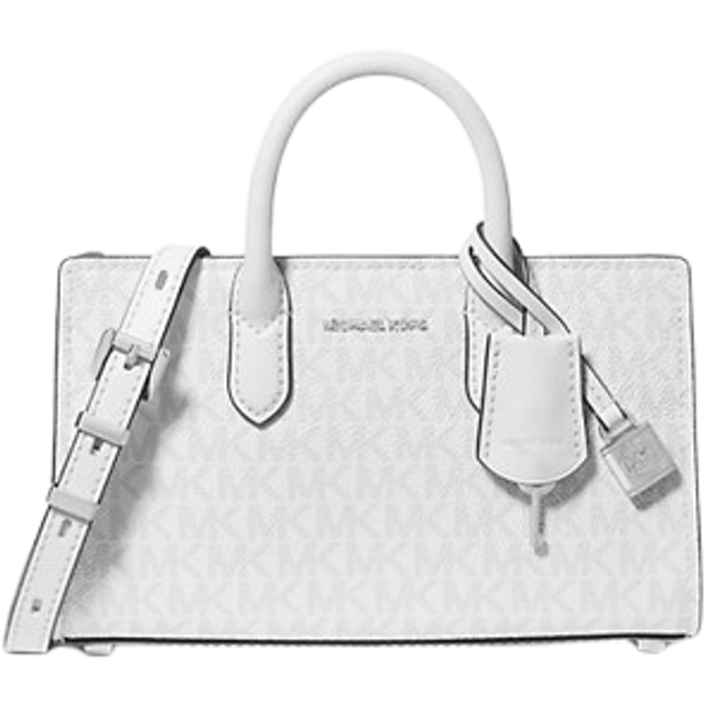 MK Scarlett Extra-Small Signature Logo Crossbody Bag - Grey - Michael Kors