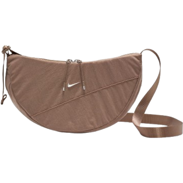 Nike Aura Crescent Cross-Body Bag (4L) - Brown - Nylon - ONE SIZE