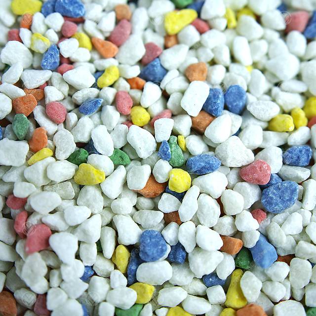 GardenersDream Coloured Aquatic Gravel - Rainbow Mix Size: 1kg