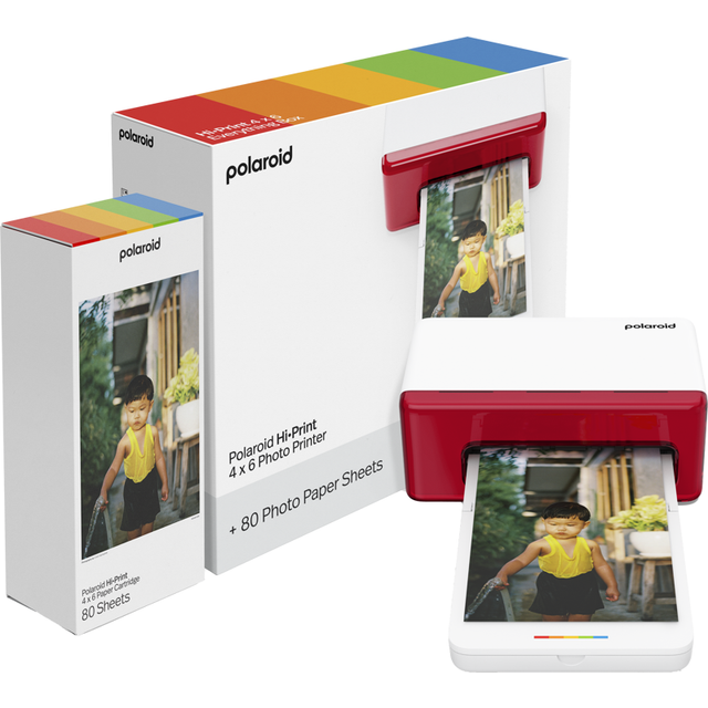 Polaroid Hi-print 4x6 Photo Printer White E-box