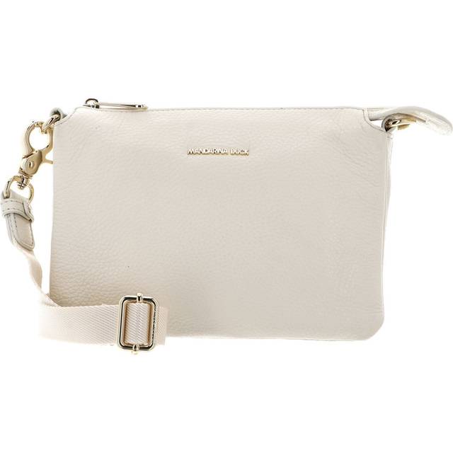 Mandarina Duck - Crossbody Mellow Leather - Vit