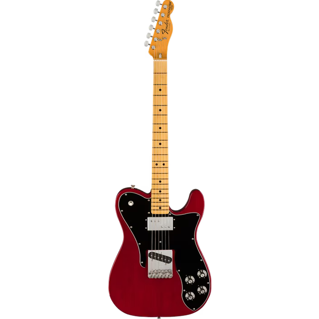 Fender American Vintage II 1977 Telecaster Custom 6-String Electric Guitar (Right-Handed, Black)