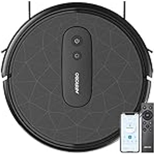 AIRROBO Robotdammsugare, P20 robotdammsugare smal tyst med 2800Pa stark sugkraft