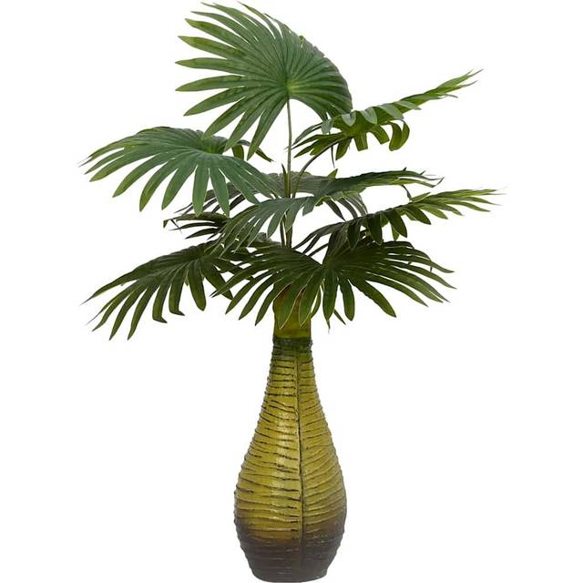 vidaXL Artificial Palm Plant 9 Leaves 65 cm Green