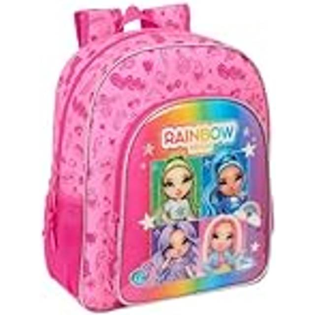Skolryggsäck Rainbow High Shine Multicolour 32 x 38 x 12 cm