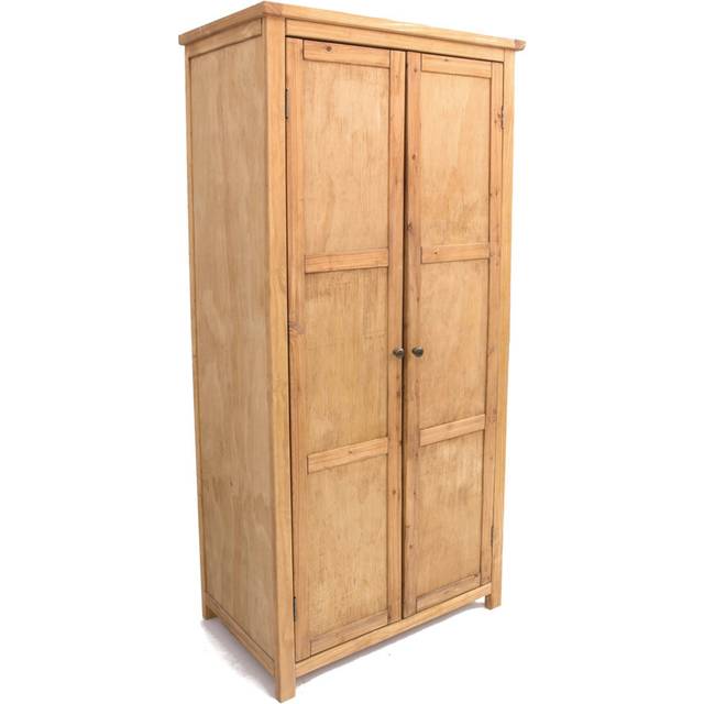 2 Door Wardrobe - Antique Brass (469.9cm H X 228.6cm W X 139.7cm D)