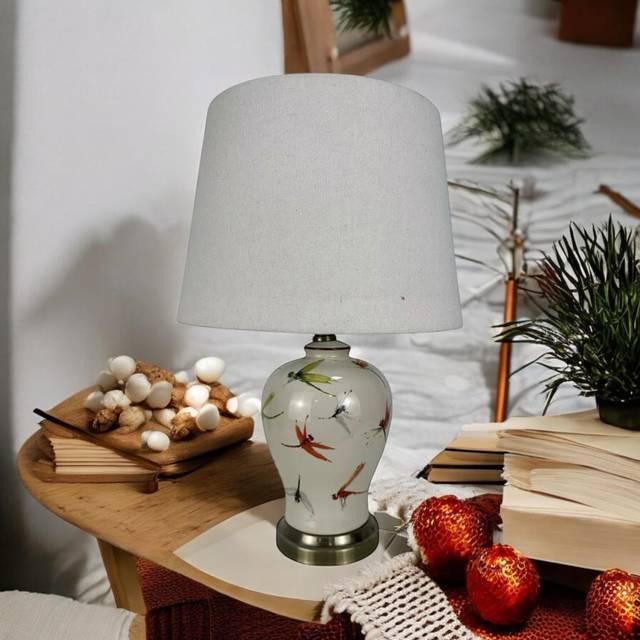 Snaresbrook 52cm Table Lamp - White (52cm H X 30cm W X 30cm D)