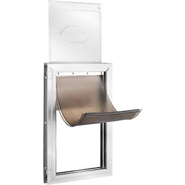 VEVOR Pet Door for Door with Lock andMagnetic Flap System Aluminum Frame Small