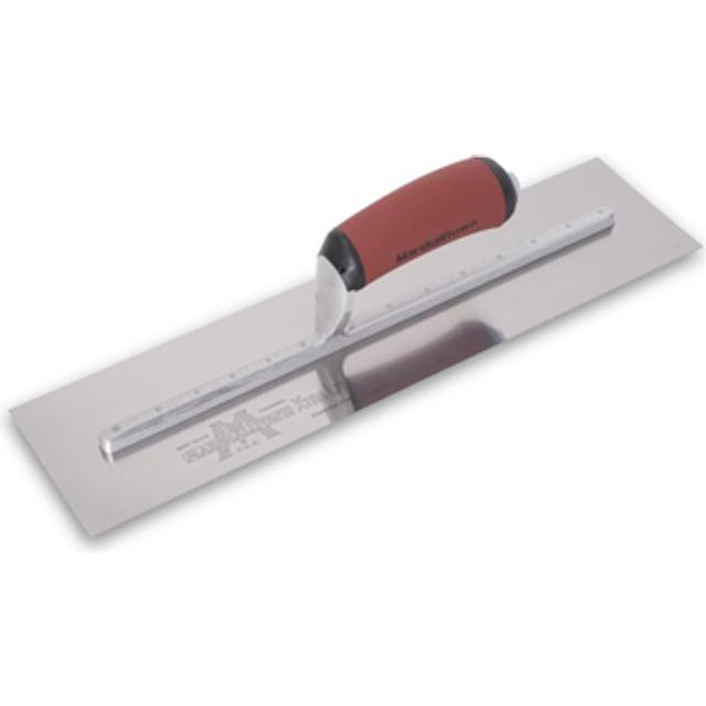 "Marshalltown MXS25SSD Finishing Trowel Stainless Steel 20"" x 5"" Durasoft Handle"