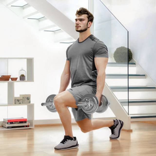 SPORTNOW 20kg 2-in-1 Adjustable Weights Dumbbells Set For Home Gym | TJ Hughes Green