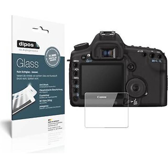 2x screen protector for canon eos 5d mark ii flexible glass 9h dipos