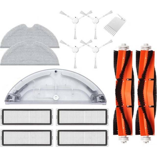 Side Main Brush Water Tank Mop Cloth HEPA Filter