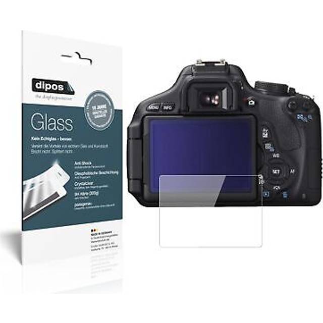 2x Screen Protector For Canon Eos 750d Flexible Glass 9h Dipos